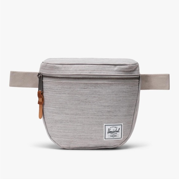 Herschel Supply Company Handbags - Herschel Settlement Hip Fanny Pack Bum Bag Crossbody Light Gray Crosshatch